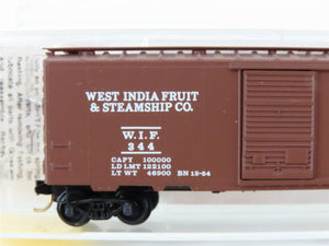 N Scale Micro-Trains MTL 20106 WIF West India Fruit & Steamship 40' Box Car #344