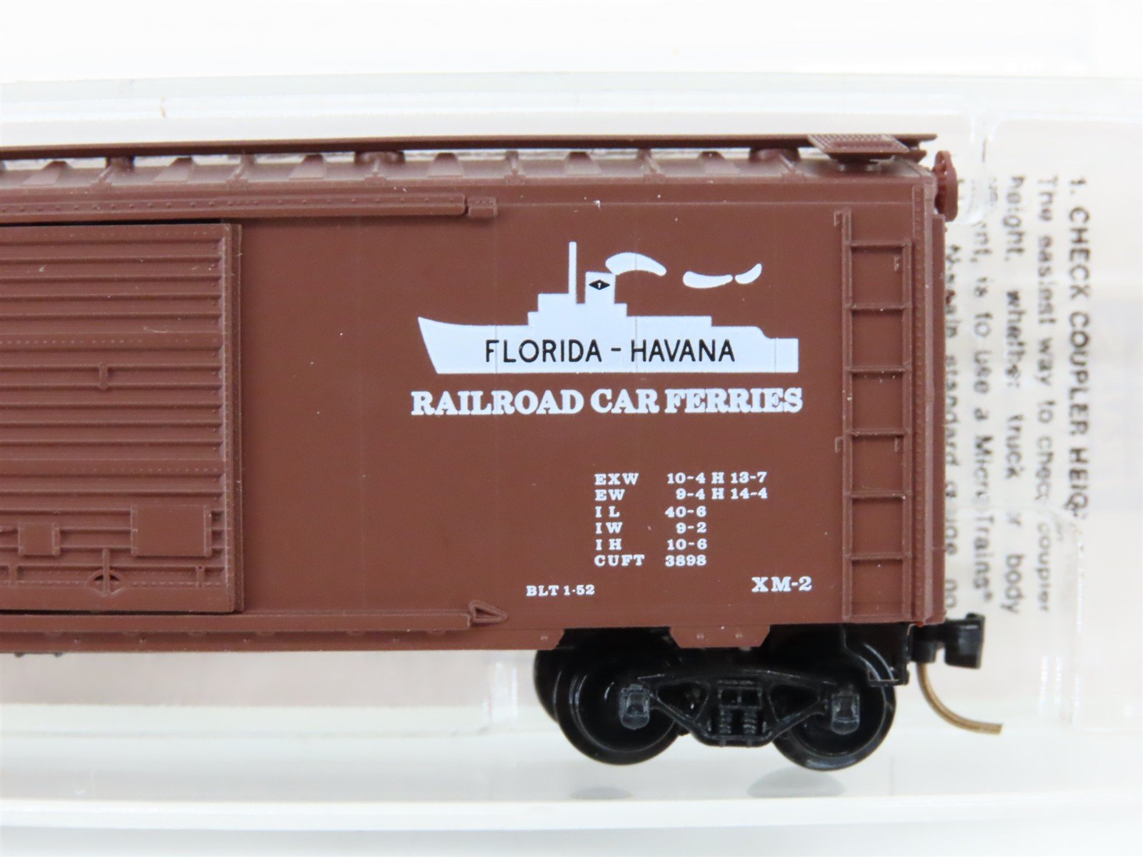 N Scale Micro-Trains MTL 20106 WIF West India Fruit & Steamship 40' Box Car #344