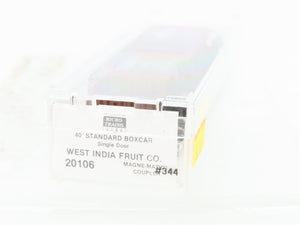N Scale Micro-Trains MTL 20106 WIF West India Fruit & Steamship 40' Box Car #344