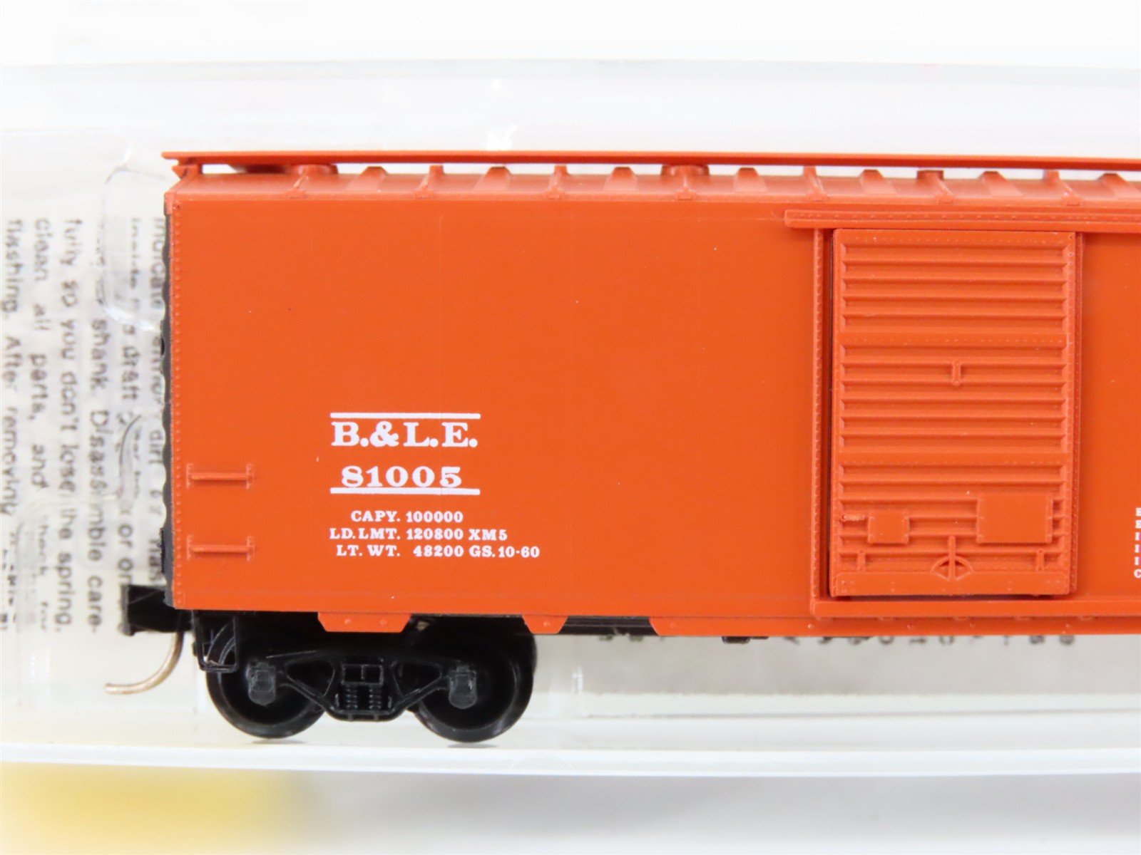 N Scale Micro-Trains MTL 20940 B&LE Bessemer & Lake Erie 40' Box Car #81005