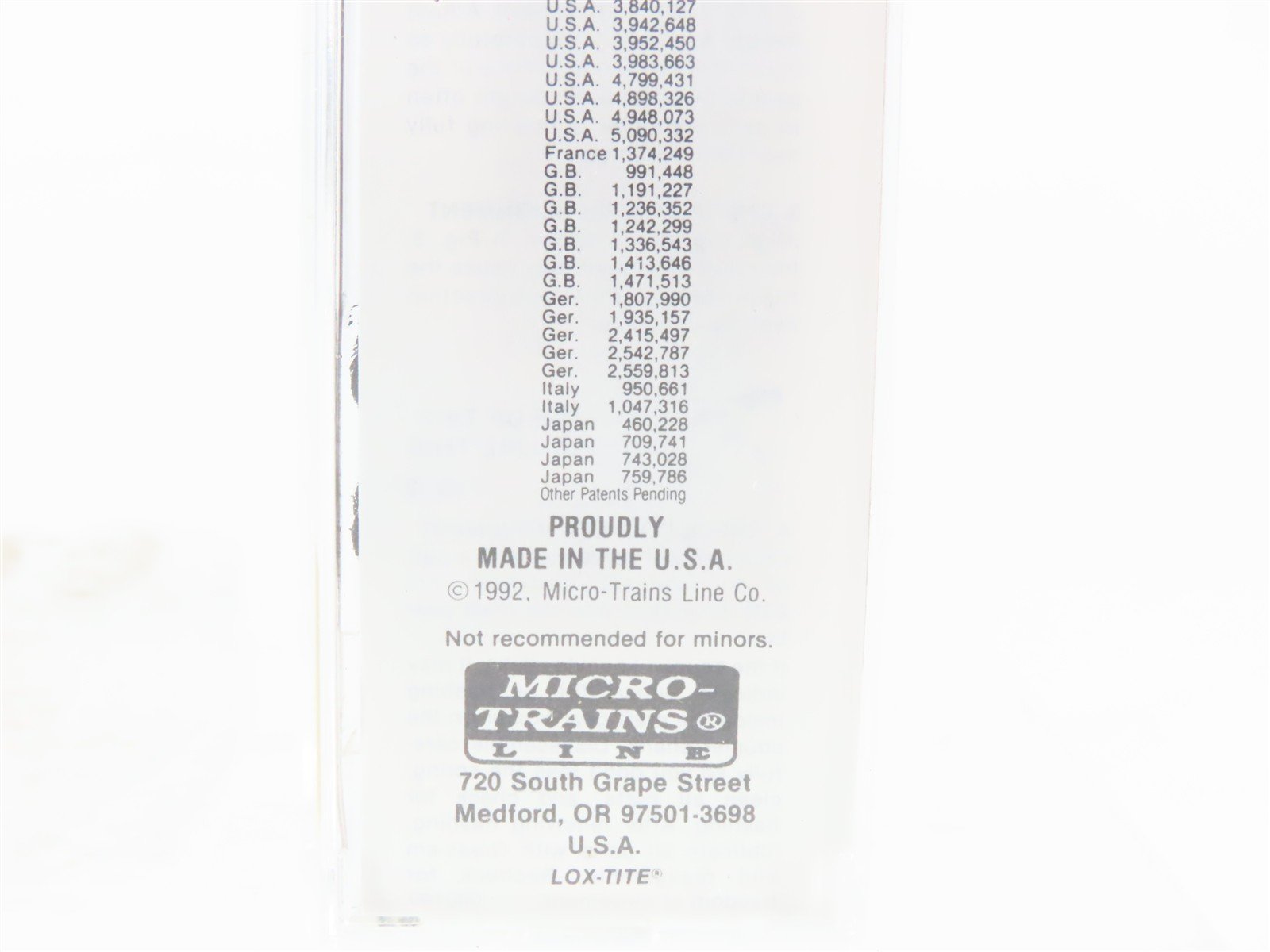 N Scale Micro-Trains MTL 20940 B&LE Bessemer & Lake Erie 40' Box Car #81005