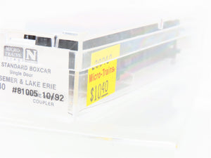 N Scale Micro-Trains MTL 20940 B&LE Bessemer & Lake Erie 40' Box Car #81005
