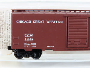 N Scale Kadee Micro-Trains MTL 20950 CGW Corn Belt Route 40' Box Car #91099