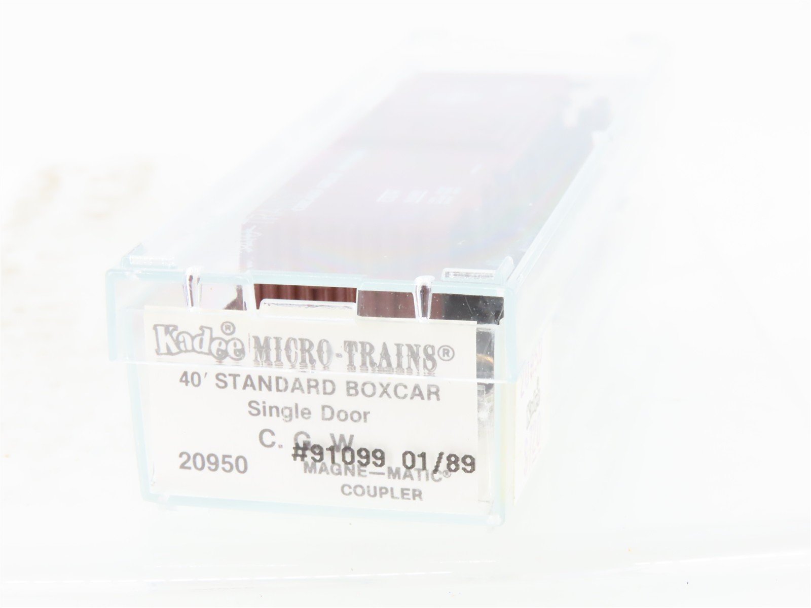 N Scale Kadee Micro-Trains MTL 20950 CGW Corn Belt Route 40' Box Car #91099