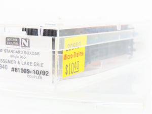 N Scale Micro-Trains MTL 20940 B&LE Bessemer & Lake Erie 40' Box Car #81005