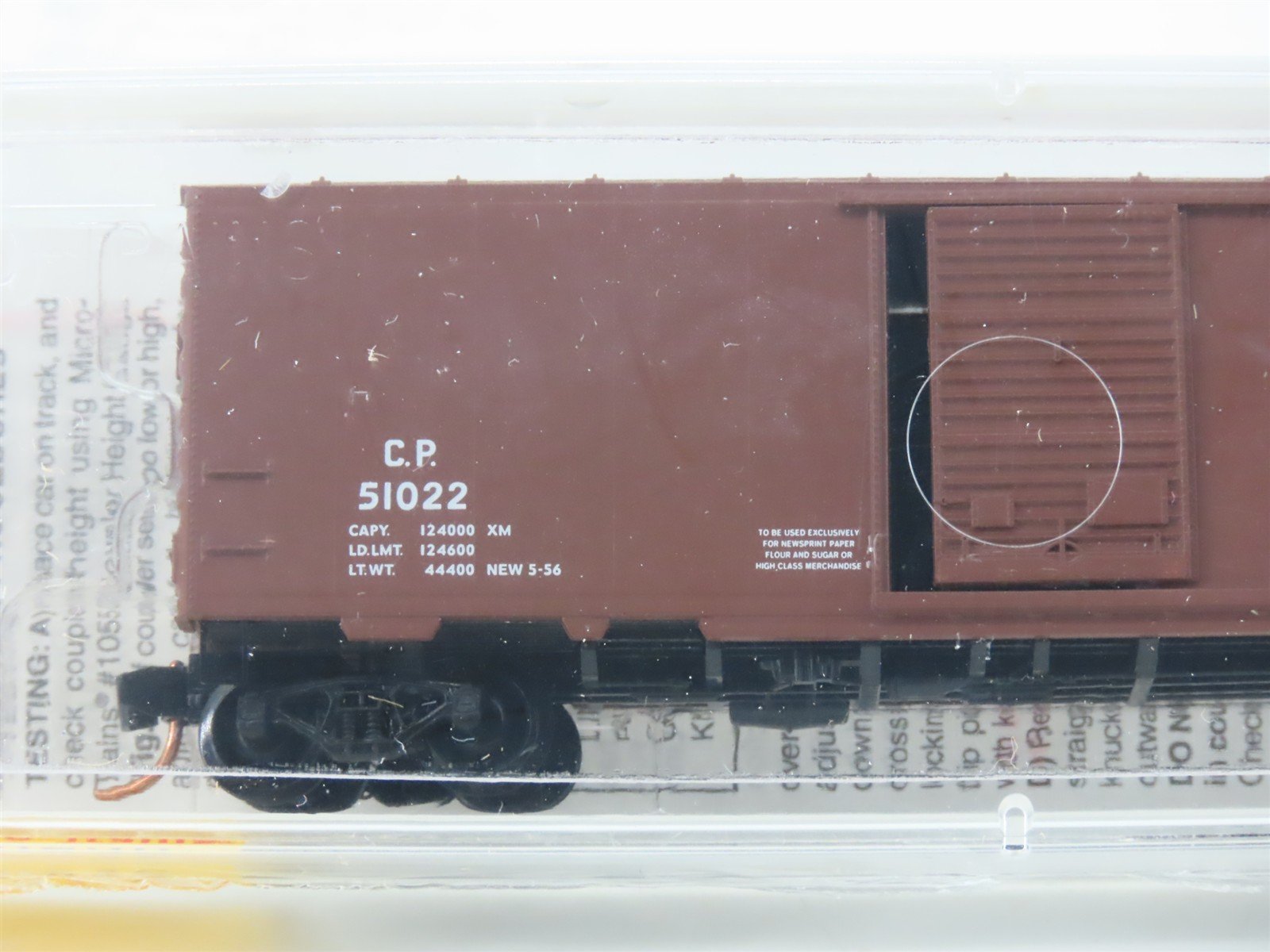 N Scale Micro-Trains MTL 20436 CP Canadian Pacific Railway 40' Box Car #51022
