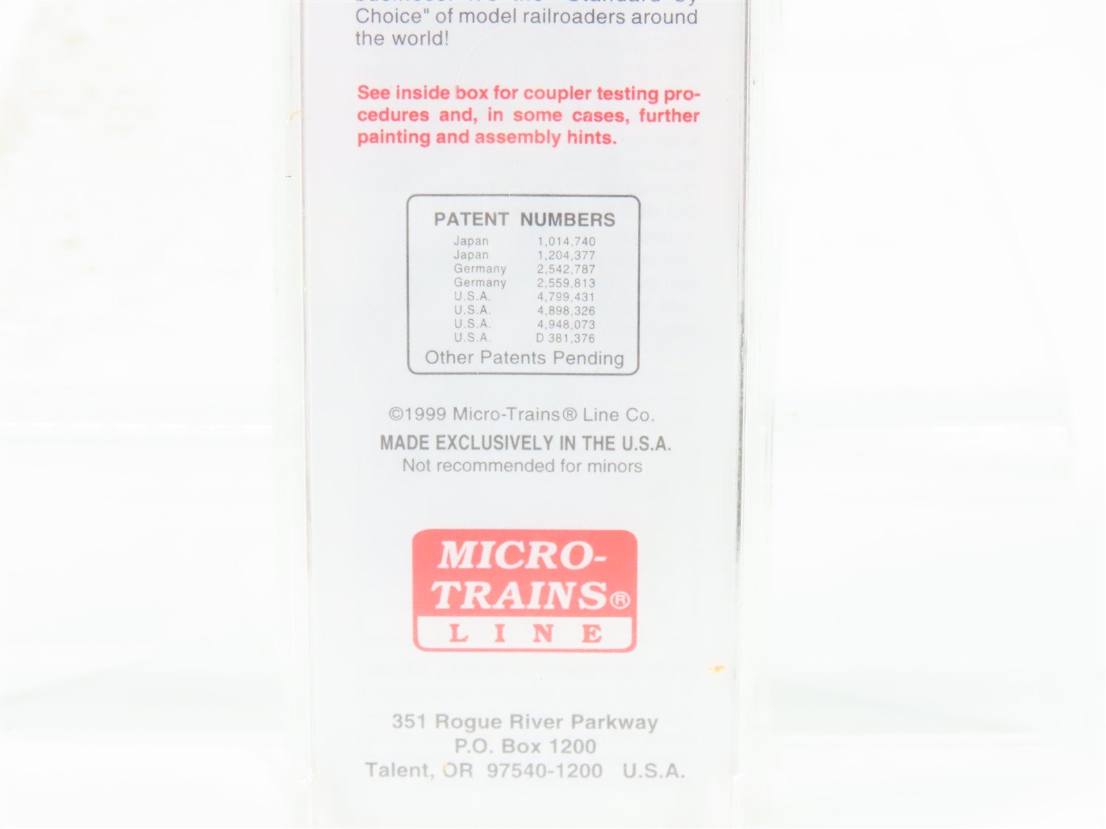 N Scale Micro-Trains MTL 20436 CP Canadian Pacific Railway 40' Box Car #51022