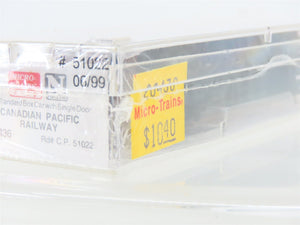 N Scale Micro-Trains MTL 20436 CP Canadian Pacific Railway 40' Box Car #51022