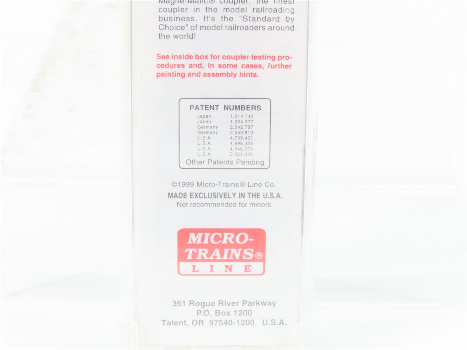 N Scale Micro-Trains MTL 20436 CP Canadian Pacific Railway 40' Box Car #51022