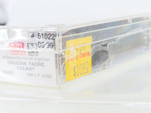 N Scale Micro-Trains MTL 20436 CP Canadian Pacific Railway 40' Box Car #51022