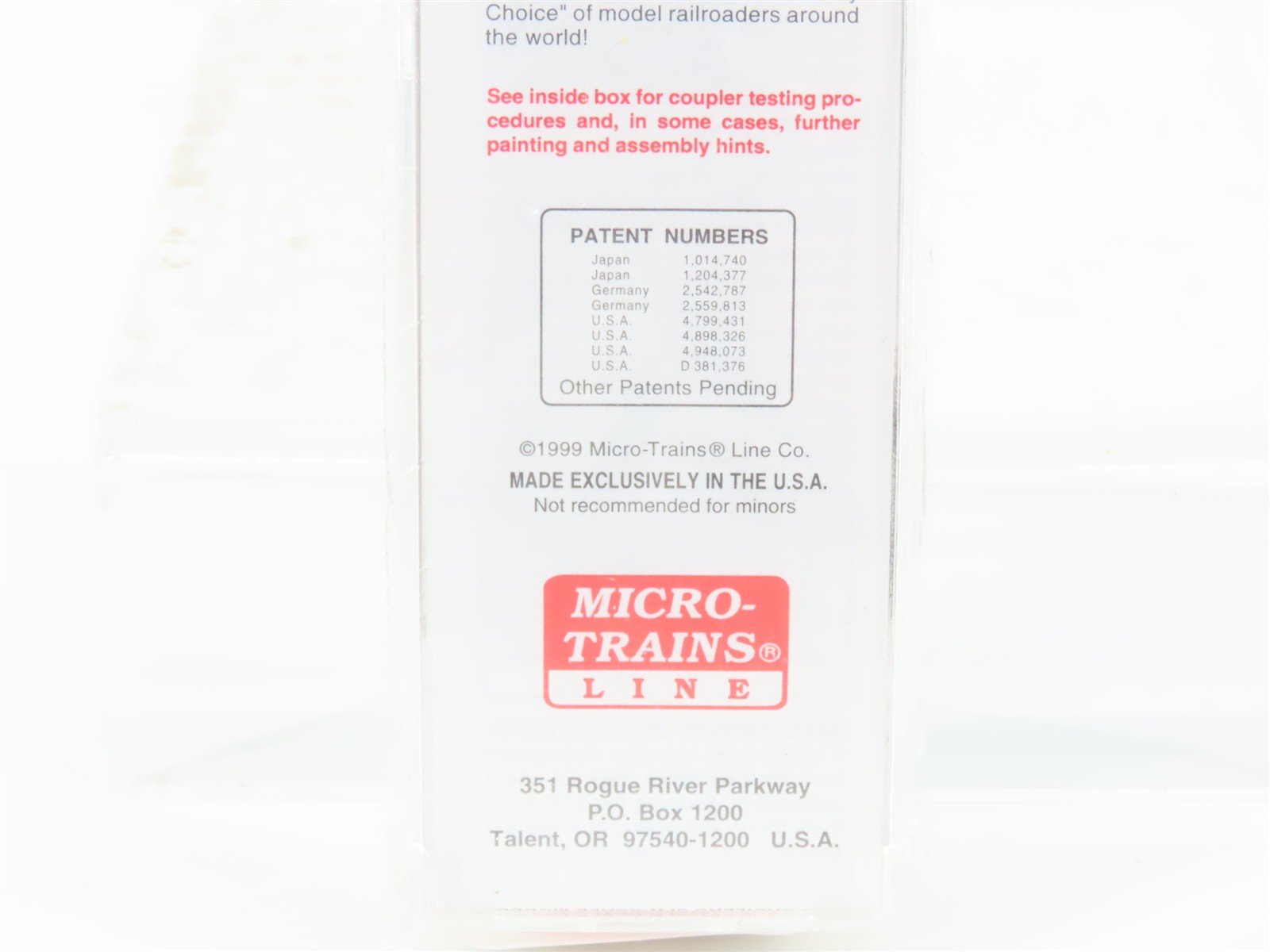 N Scale Micro-Trains MTL 20436 CP Canadian Pacific Railway 40' Box Car #51022