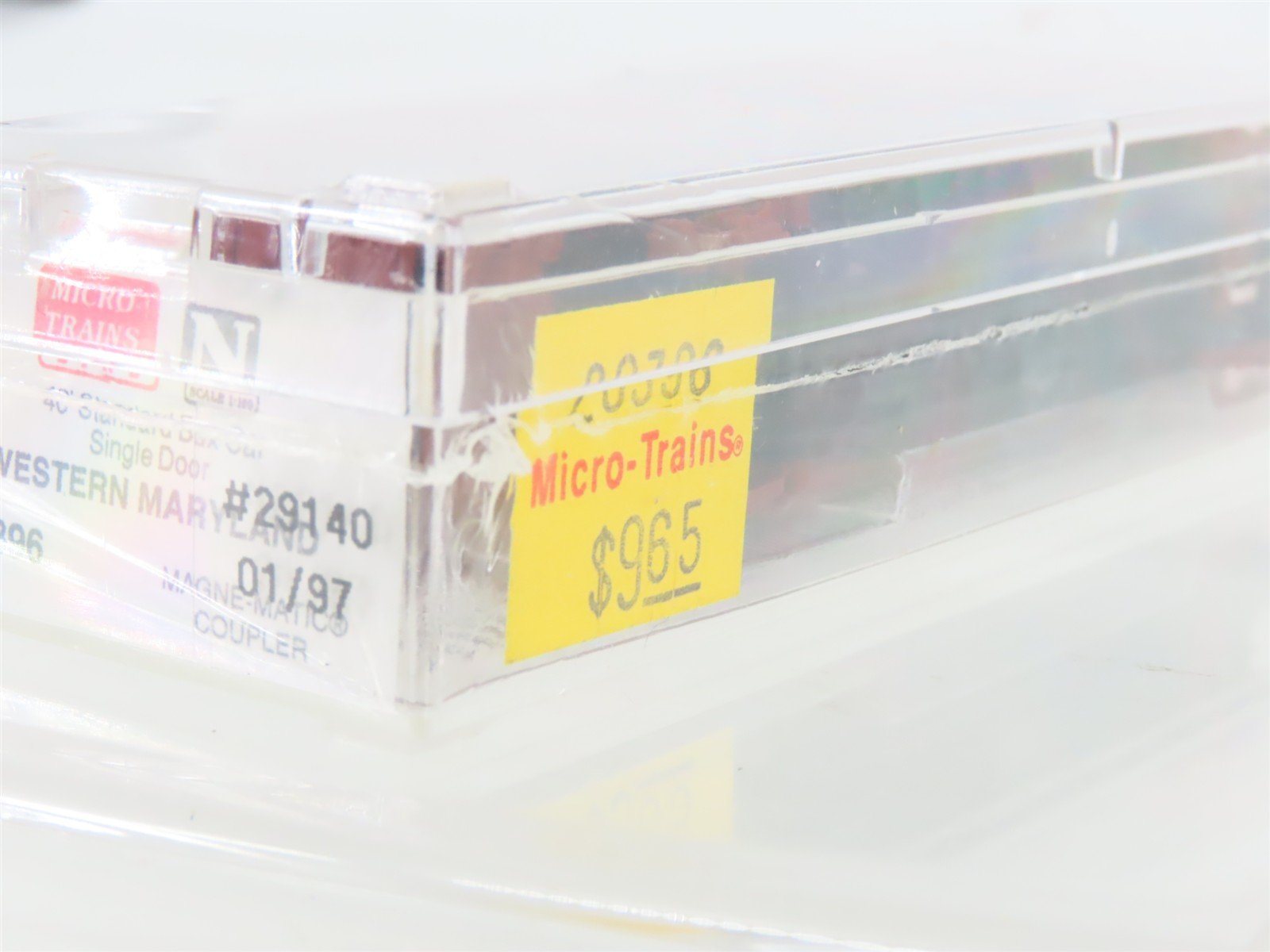 N Scale Micro-Trains MTL 20396 WM Western Maryland Fast Freight 40' Boxcar 29140