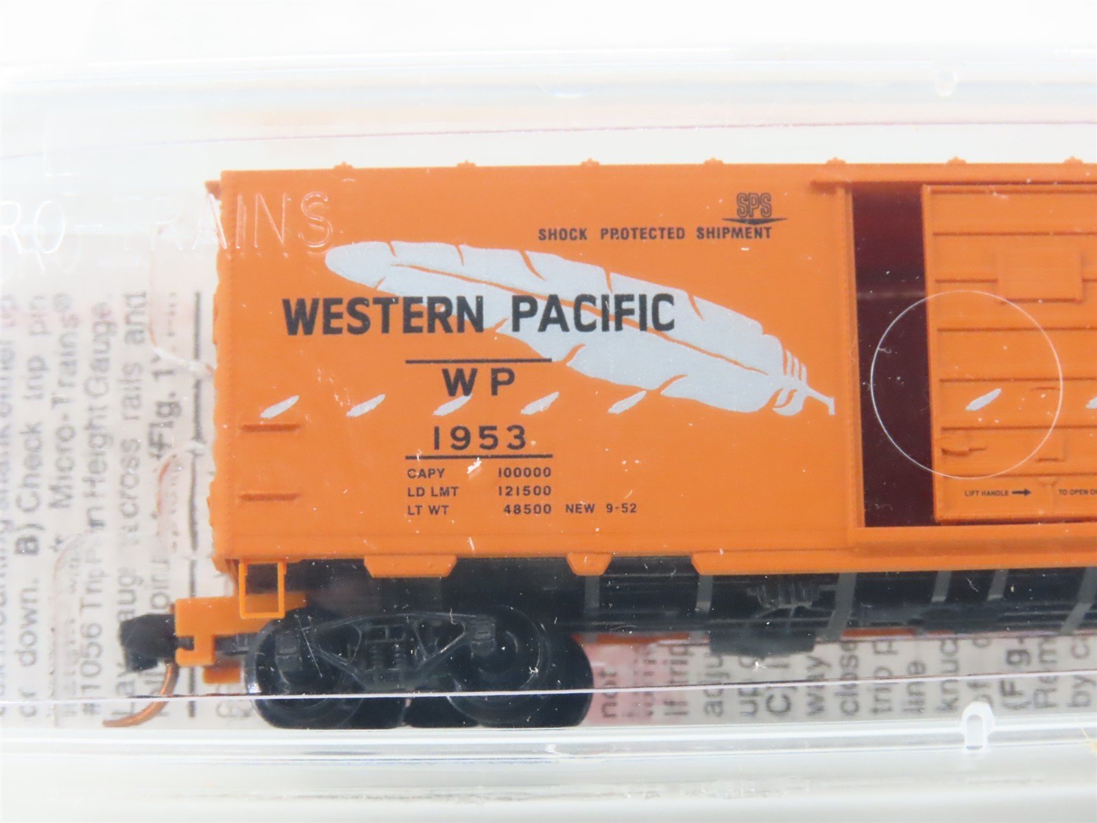 N Scale Micro-Trains MTL 20506 WP Western Pacific 