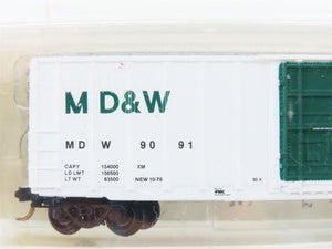N Kadee Micro-Trains MTL 27100 MDW Minnesota Dakota & Western 50' Box Car #9091