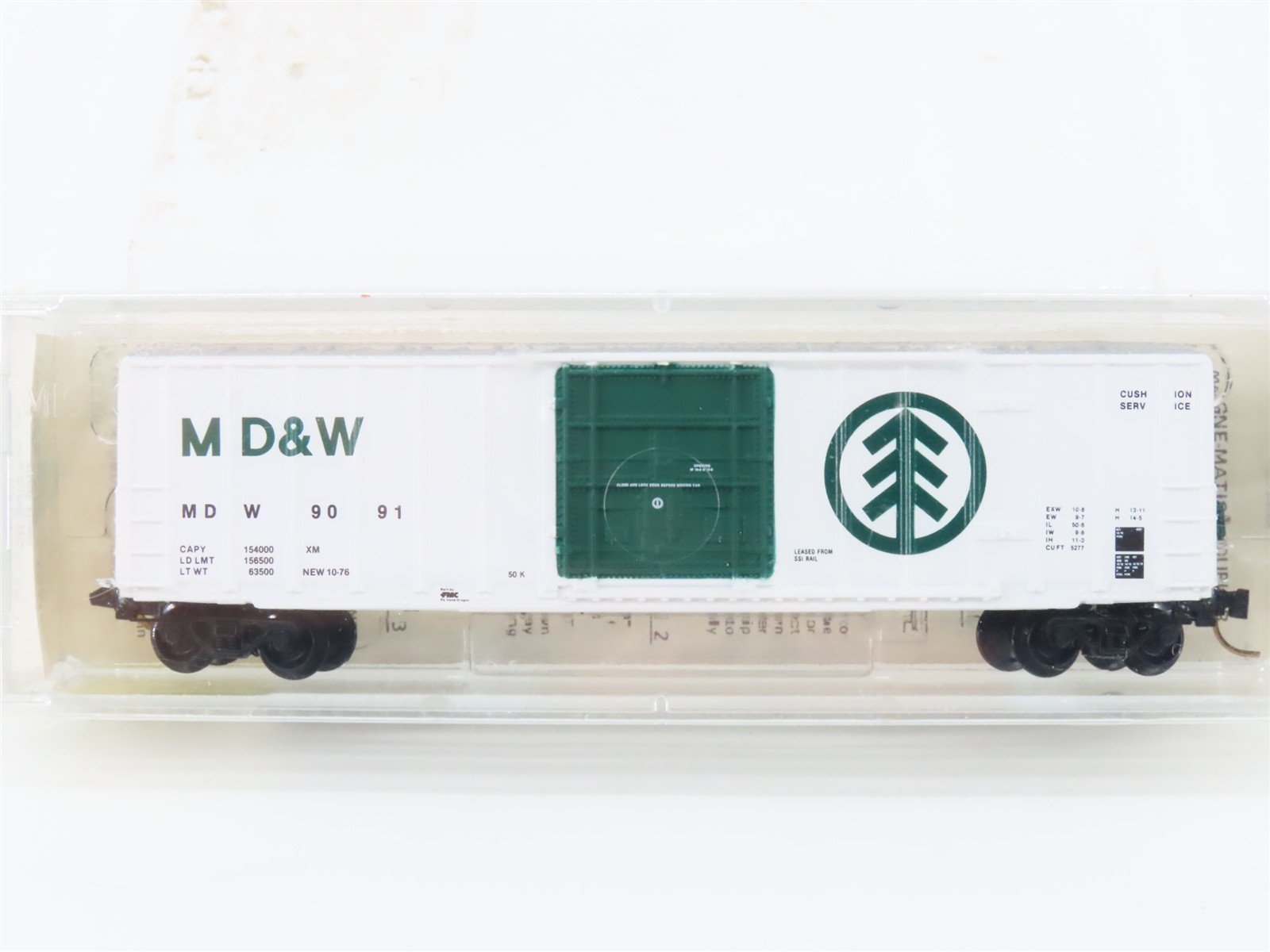 N Kadee Micro-Trains MTL 27100 MDW Minnesota Dakota & Western 50' Box Car #9091