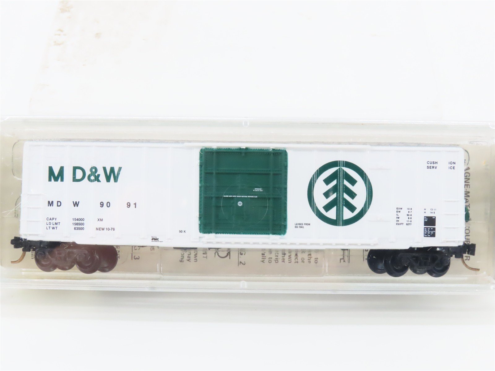 N Kadee Micro-Trains MTL 27100 MDW Minnesota Dakota & Western 50' Box Car #9091