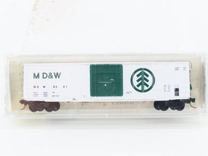 N Kadee Micro-Trains MTL 27100 MDW Minnesota Dakota & Western 50' Box Car #9091