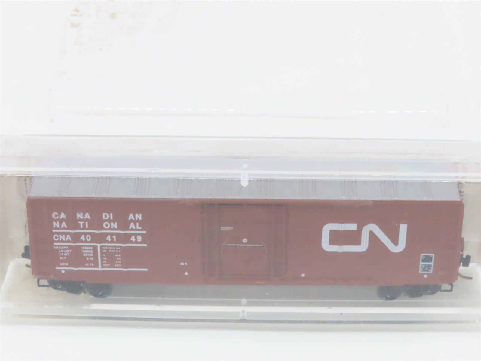 N Scale Kadee Micro-Trains MTL 27110 CNA CN Canadian National 50' Boxcar #404149