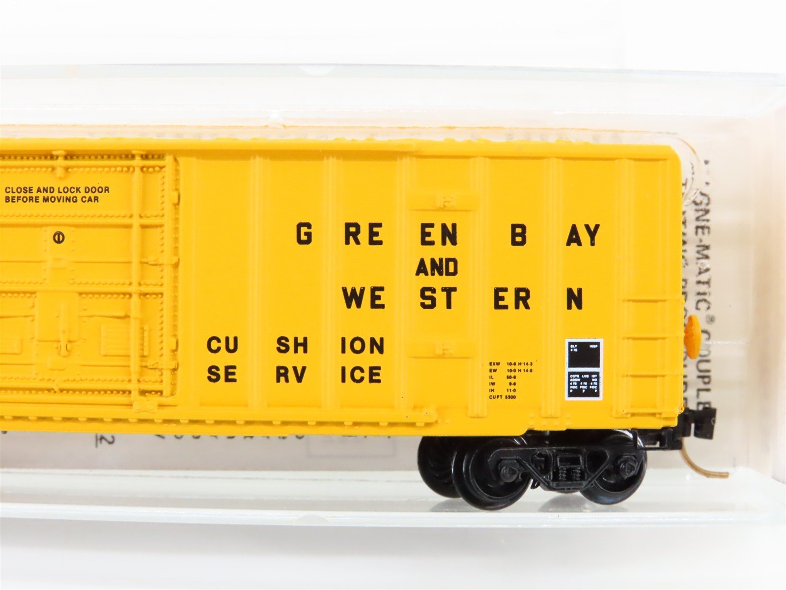 N Scale Kadee Micro-Trains MTL 27080 GBW Green Bay Route 50' Box Car #7365
