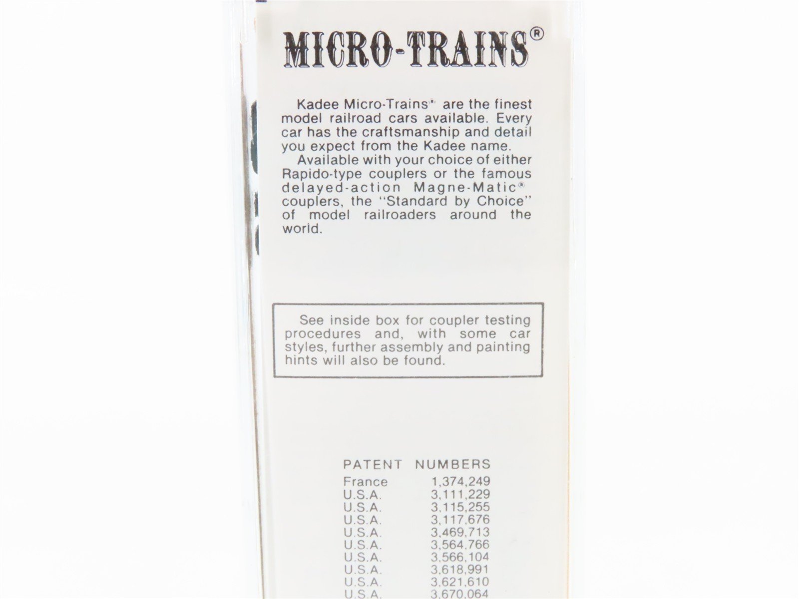N Scale Kadee Micro-Trains MTL 27080 GBW Green Bay Route 50' Box Car #7365