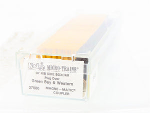 N Scale Kadee Micro-Trains MTL 27080 GBW Green Bay Route 50' Box Car #7365