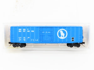 N Kadee Micro-Trains MTL 27070 GN Great Northern Big Sky Blue 50' Boxcar #138148