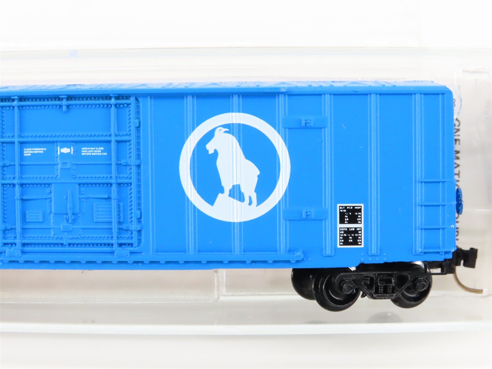 N Kadee Micro-Trains MTL 27070 GN Great Northern Big Sky Blue 50' Boxcar #138148