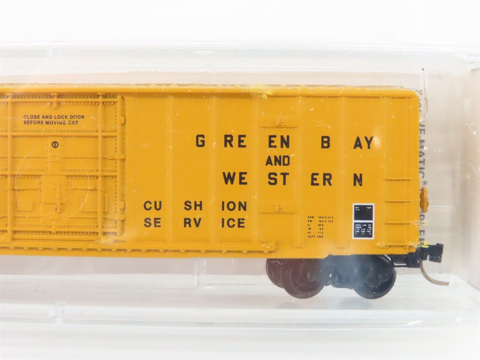N Scale Kadee Micro-Trains MTL 27080 GBW Green Bay Route 50' Box Car #7356