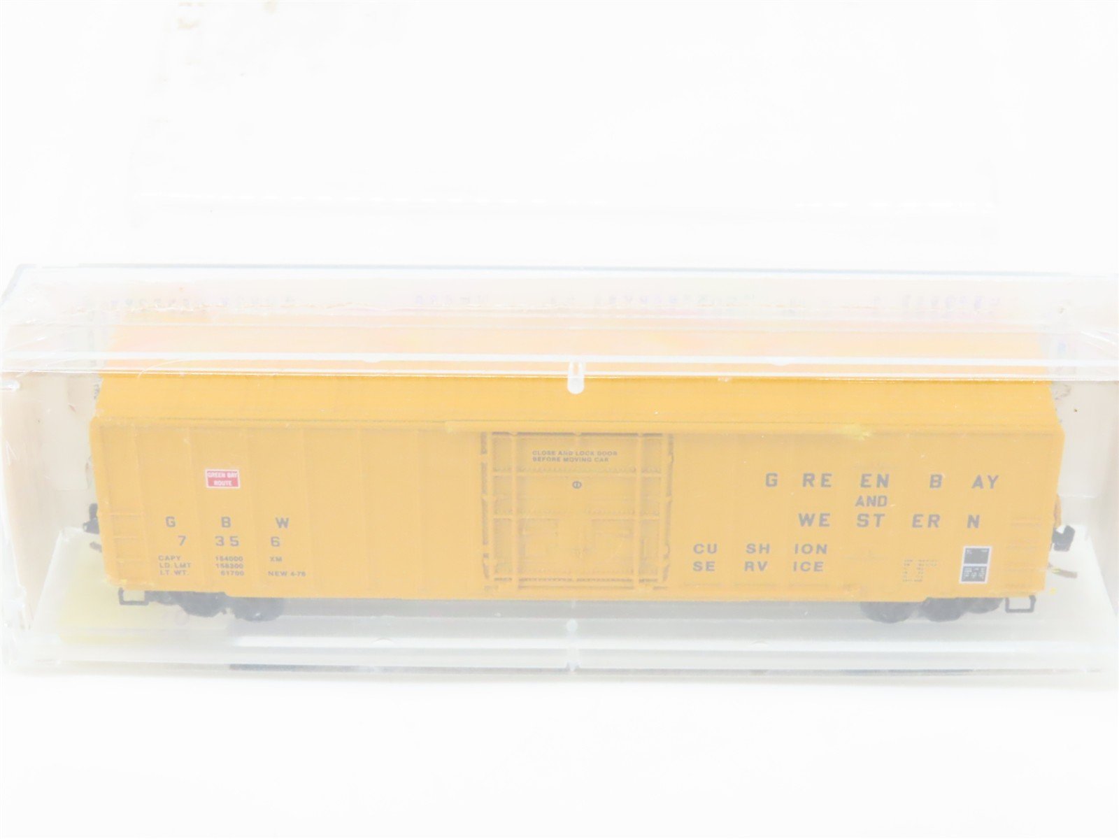 N Scale Kadee Micro-Trains MTL 27080 GBW Green Bay Route 50' Box Car #7356