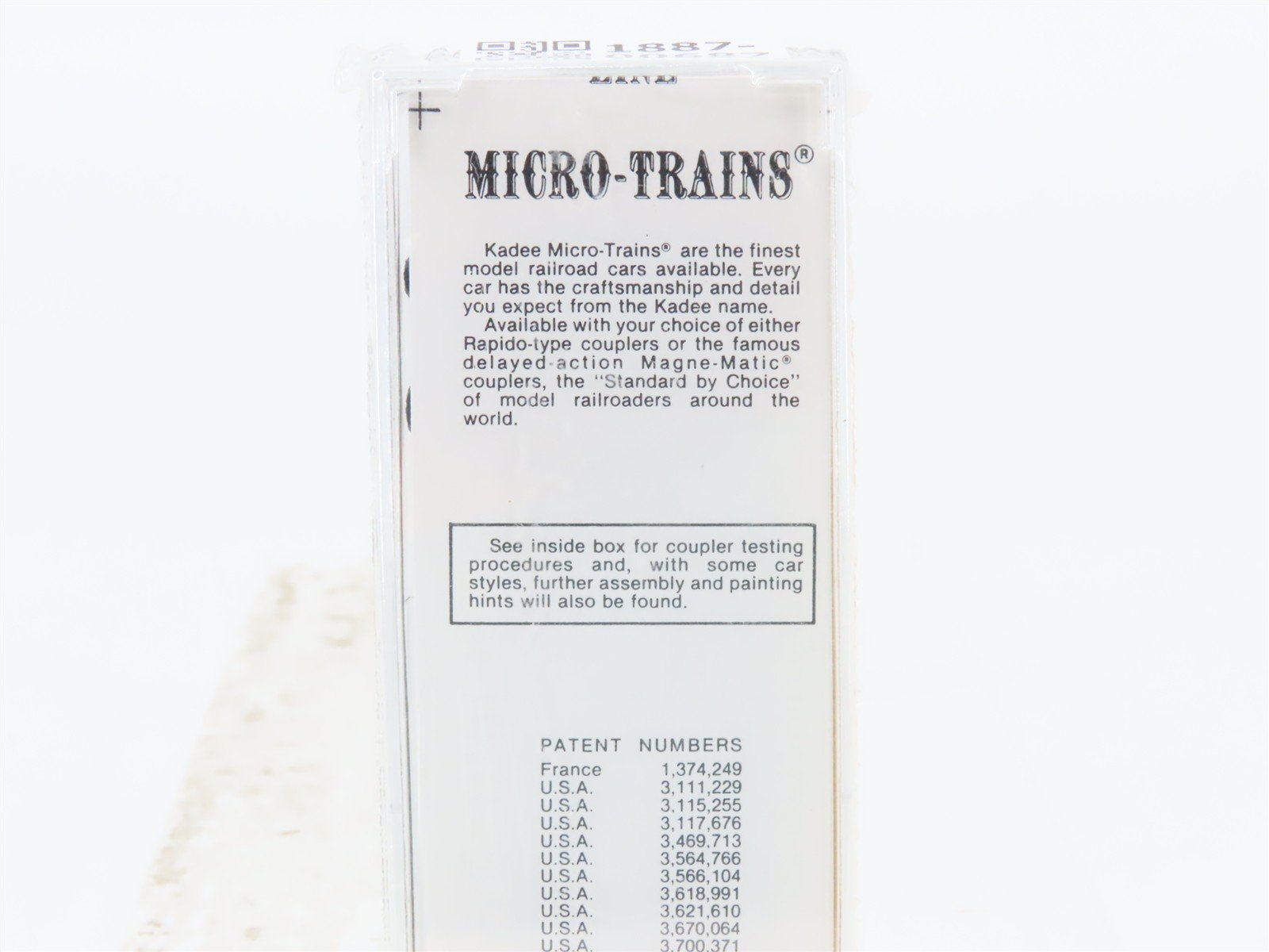 N Scale Kadee Micro-Trains MTL 27080 GBW Green Bay Route 50' Box Car #7356