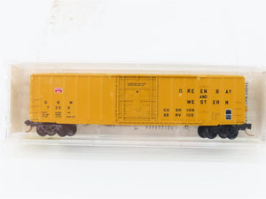 N Scale Kadee Micro-Trains MTL 27080 GBW Green Bay Route 50' Box Car #7356