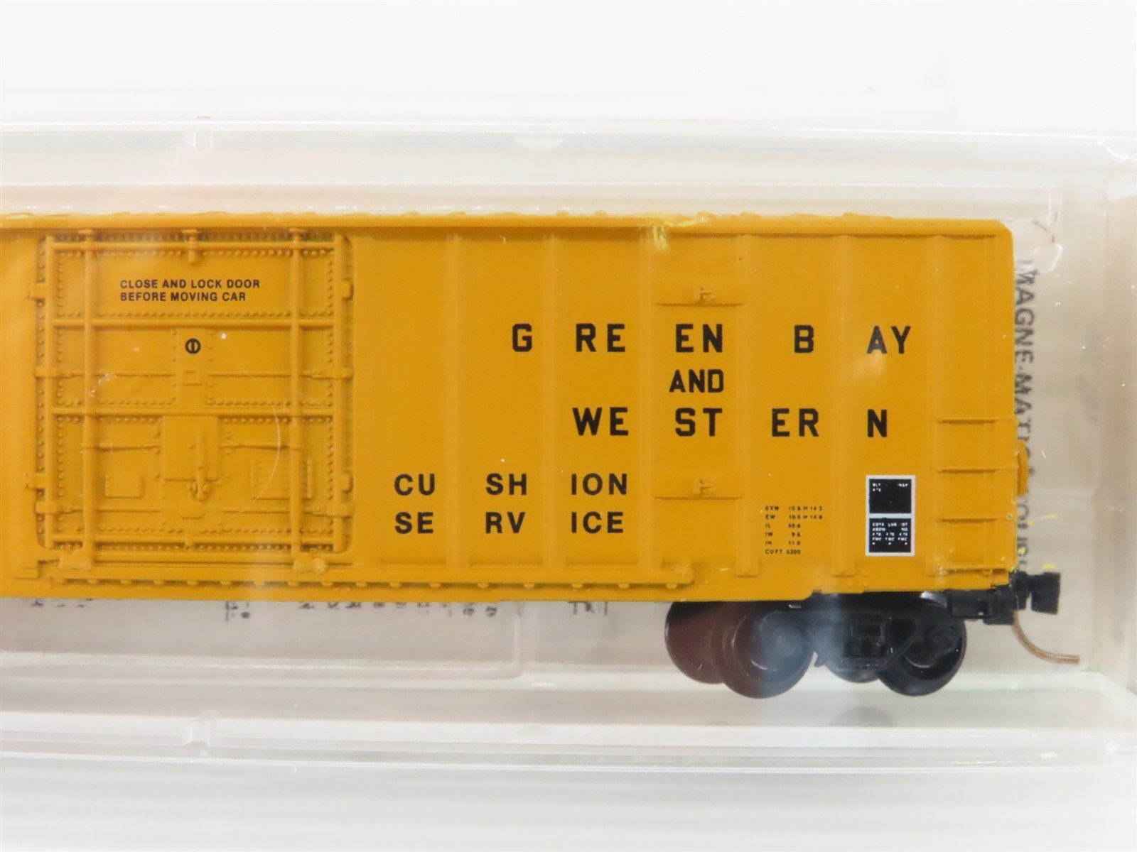 N Scale Kadee Micro-Trains MTL 27080 GBW Green Bay Route 50' Box Car #7356
