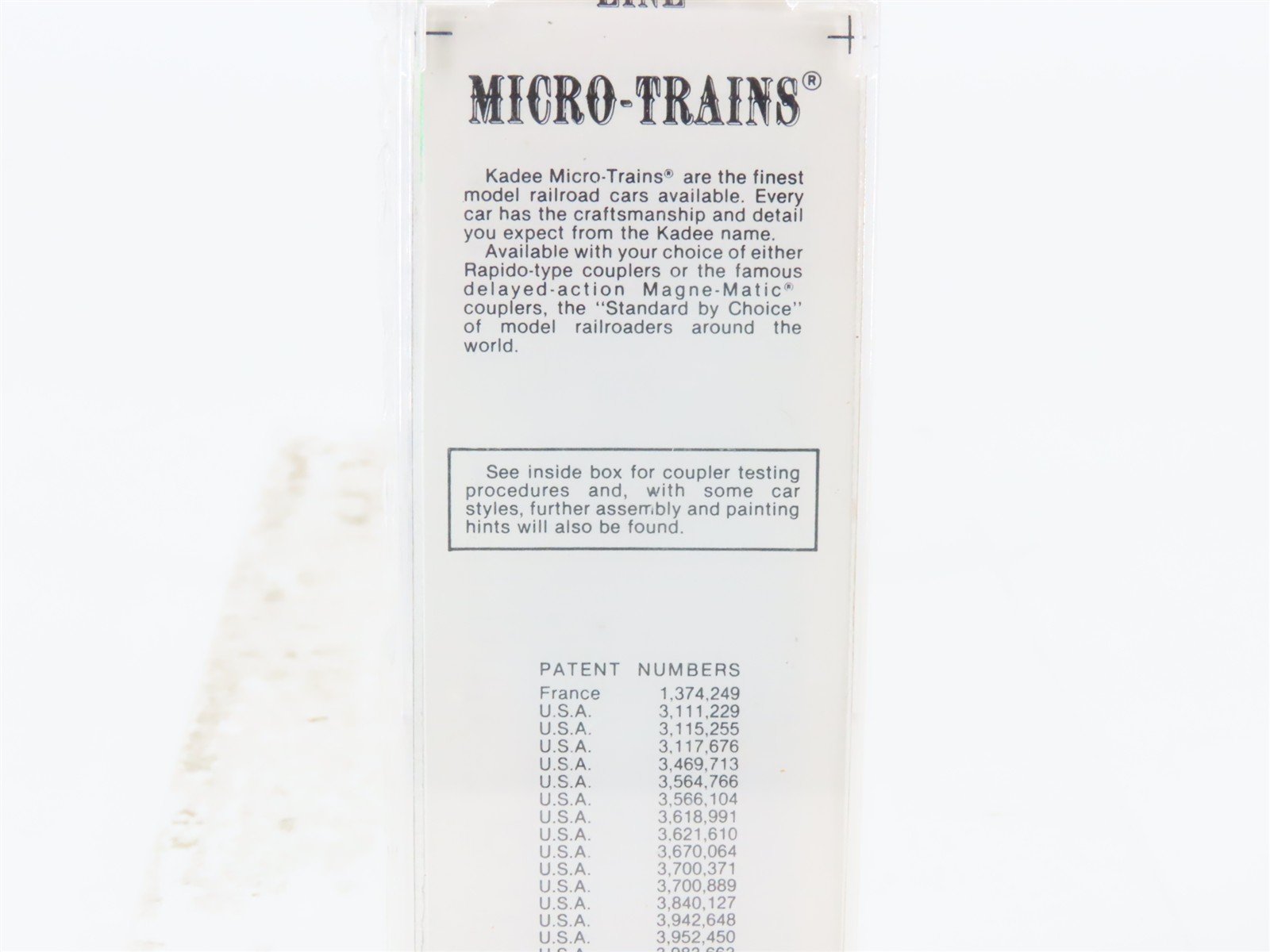 N Scale Kadee Micro-Trains MTL 27080 GBW Green Bay Route 50' Box Car #7356