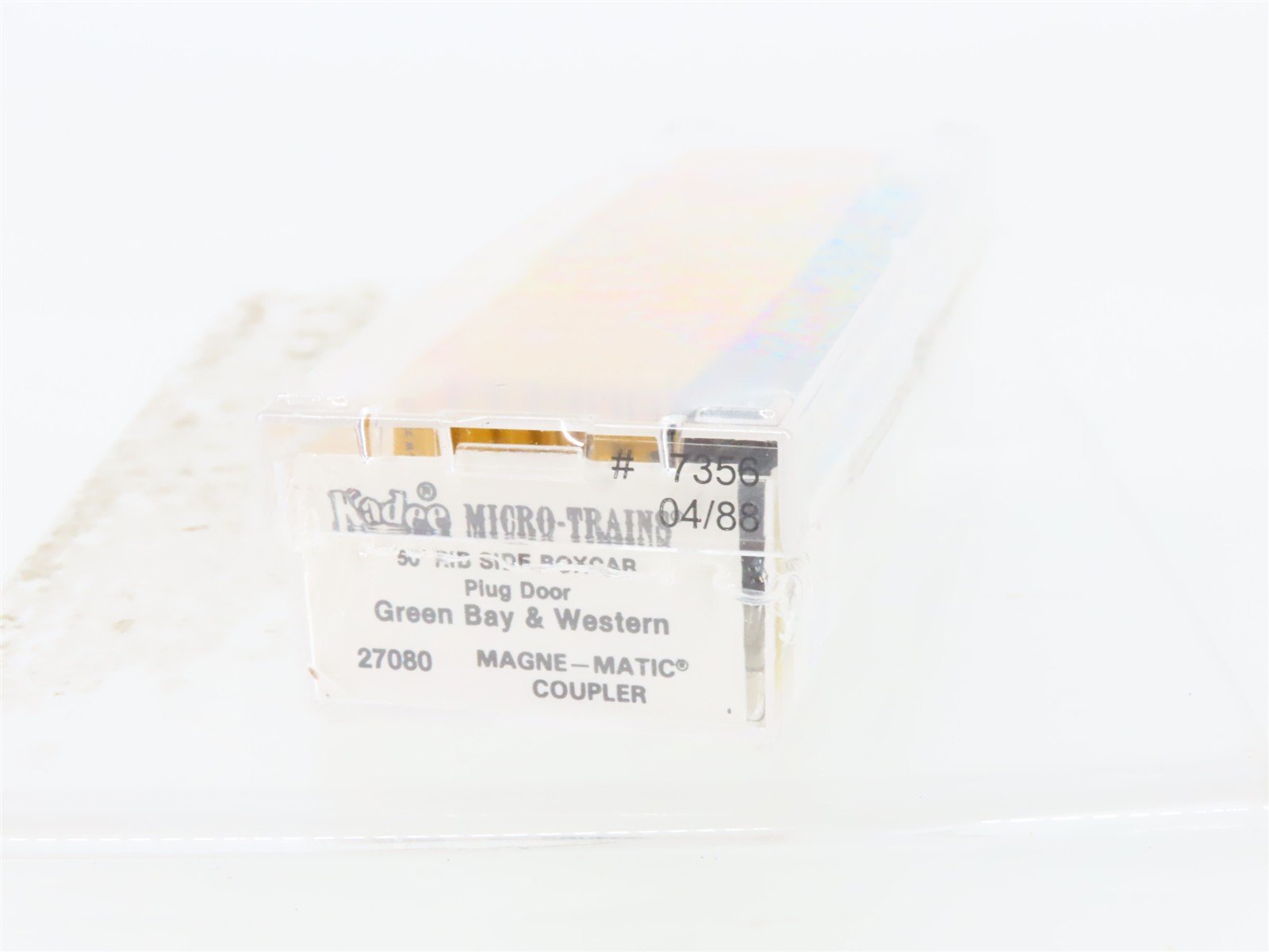 N Scale Kadee Micro-Trains MTL 27080 GBW Green Bay Route 50' Box Car #7356