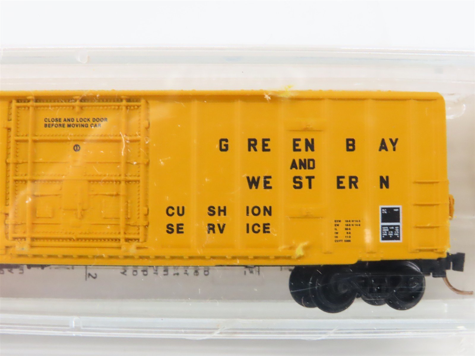 N Scale Kadee Micro-Trains MTL 27080 GBW Green Bay Route 50' Box Car #7365
