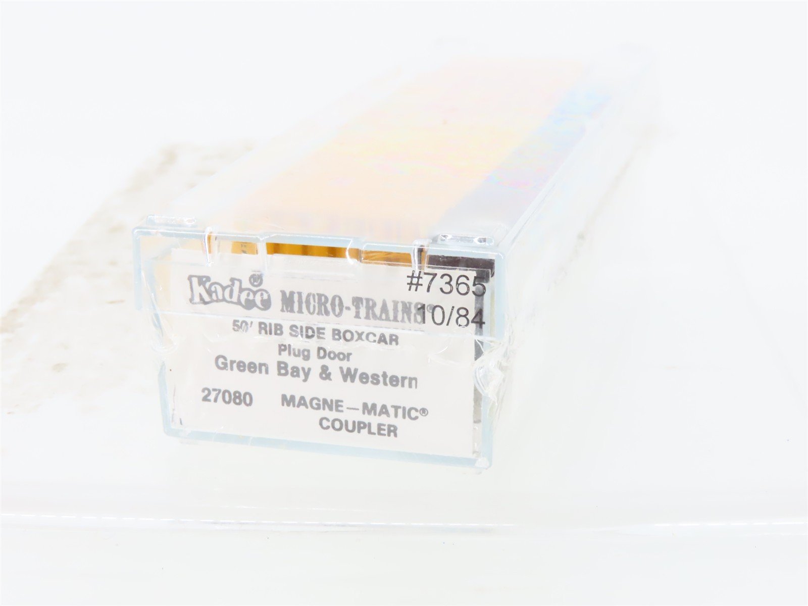 N Scale Kadee Micro-Trains MTL 27080 GBW Green Bay Route 50' Box Car #7365