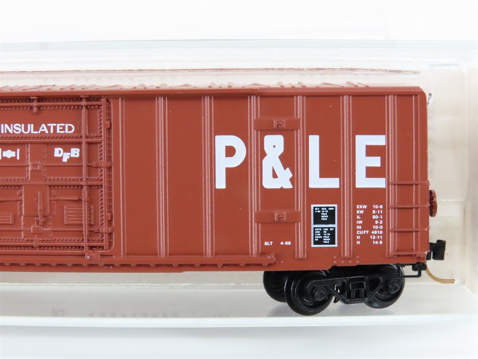 N Kadee Micro-Trains MTL 27050 P&LE Pittsburgh & Lake Erie 50' Box Car #6998