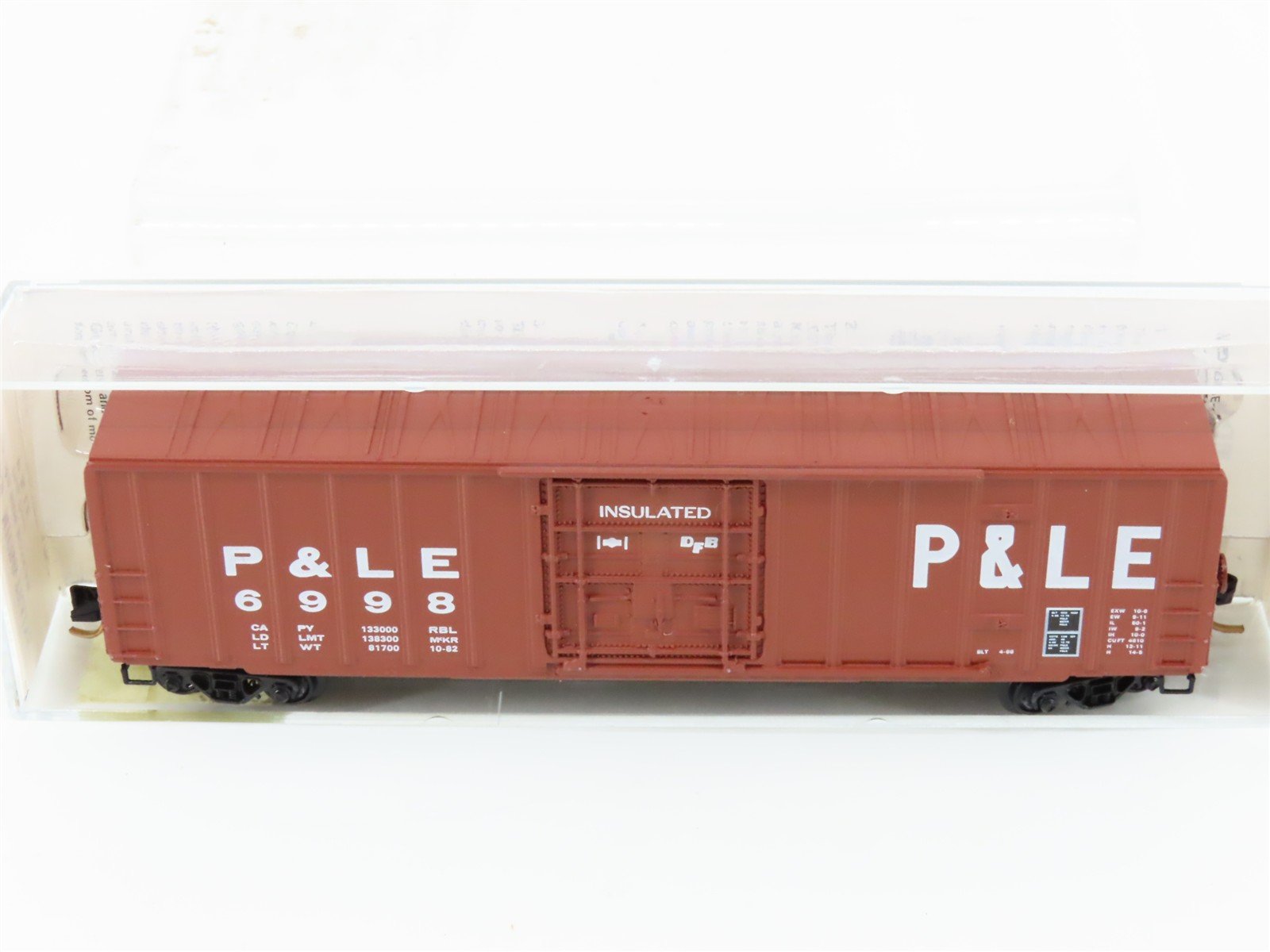 N Kadee Micro-Trains MTL 27050 P&LE Pittsburgh & Lake Erie 50' Box Car #6998