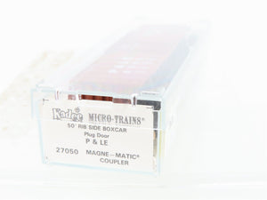 N Kadee Micro-Trains MTL 27050 P&LE Pittsburgh & Lake Erie 50' Box Car #6998