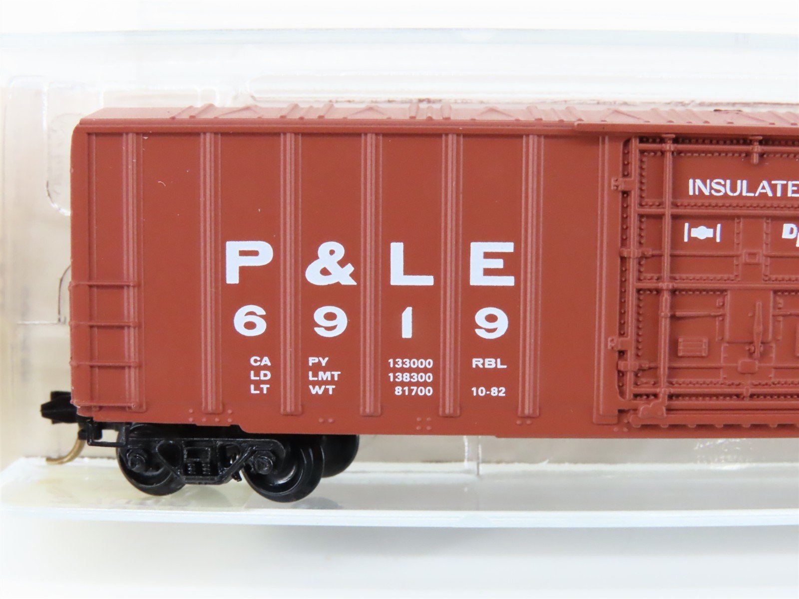 N Kadee Micro-Trains MTL 27050 P&LE Pittsburgh & Lake Erie 50' Box Car #6919