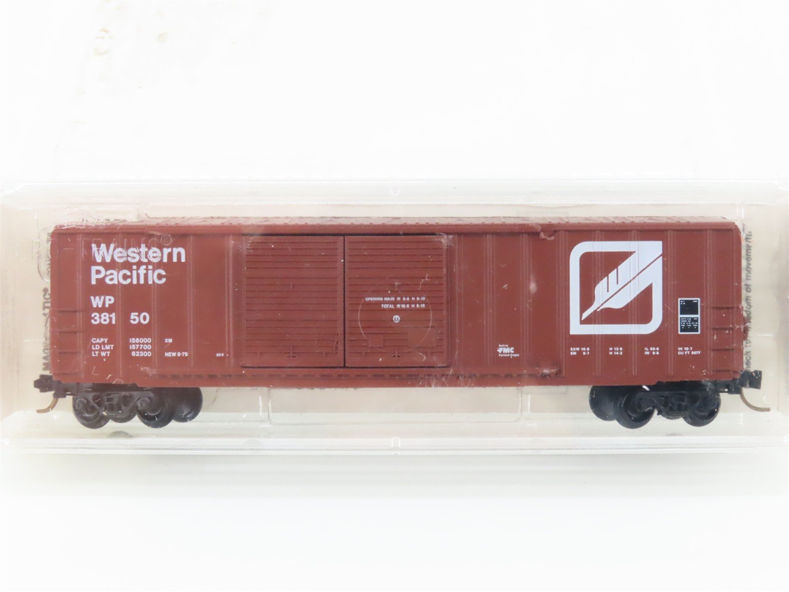N Scale Kadee Micro-Trains MTL 30080 WP Western Pacific Feather 50' Boxcar 38150