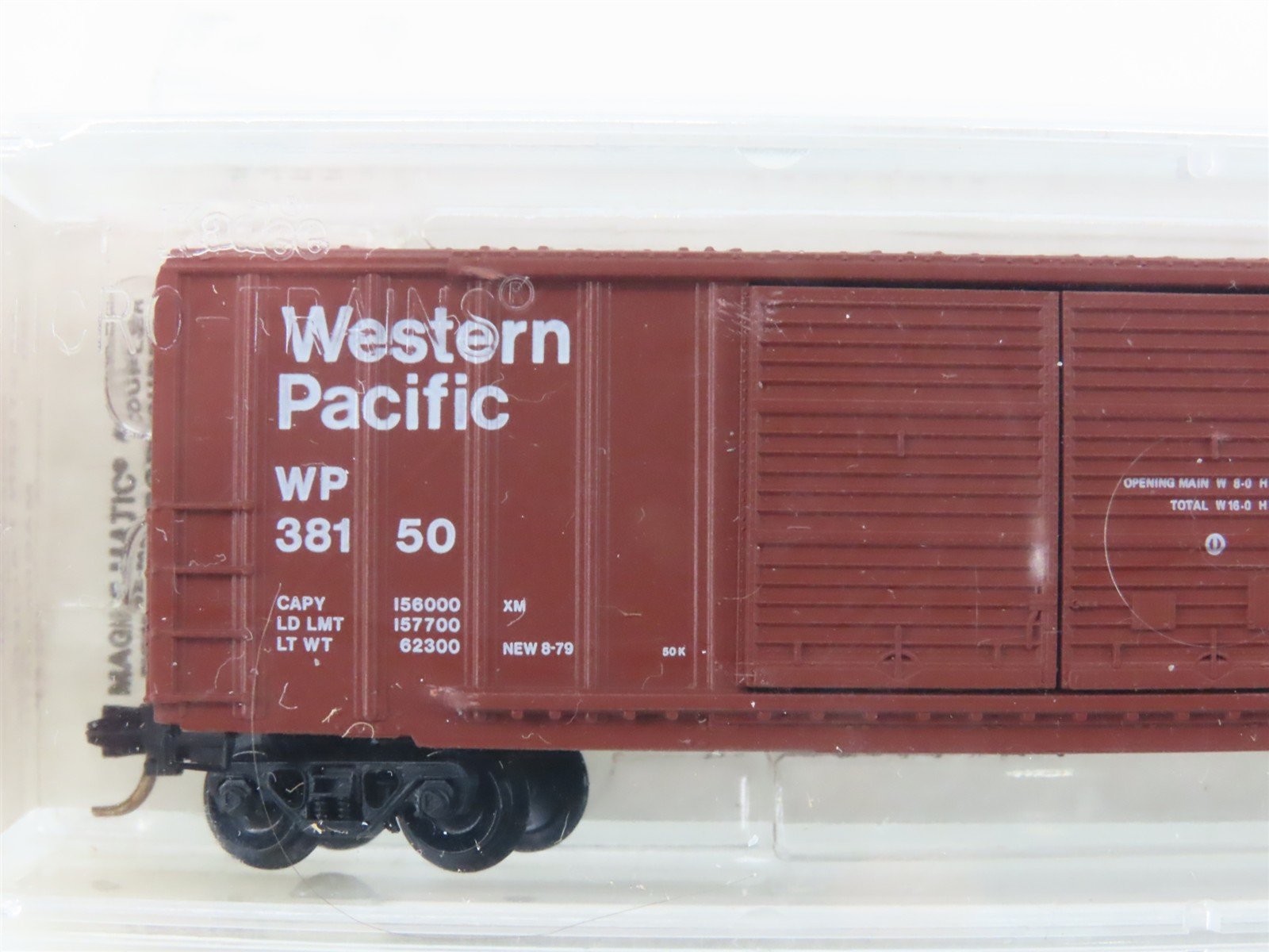 N Scale Kadee Micro-Trains MTL 30080 WP Western Pacific Feather 50' Boxcar 38150