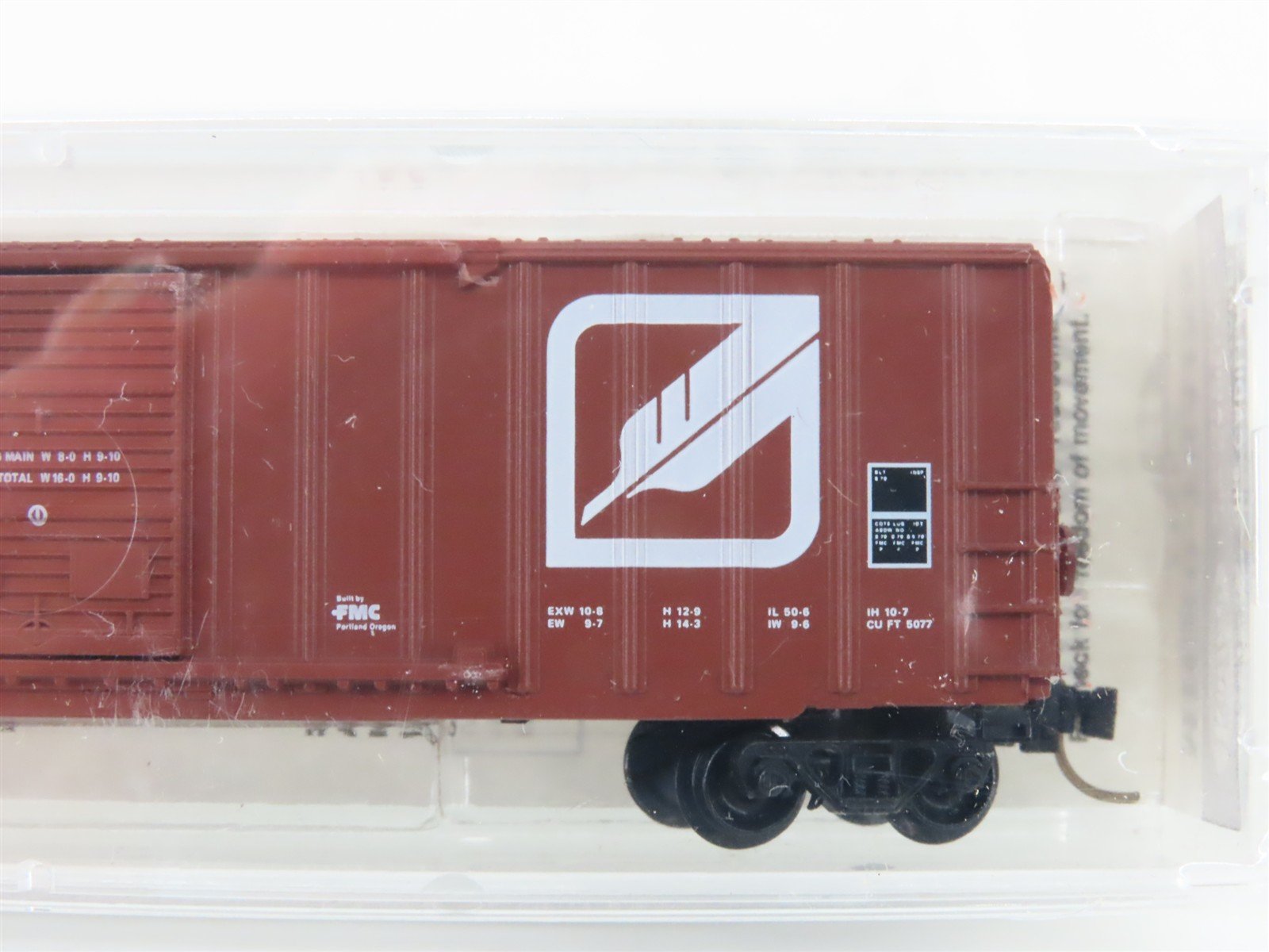 N Scale Kadee Micro-Trains MTL 30080 WP Western Pacific Feather 50' Boxcar 38150