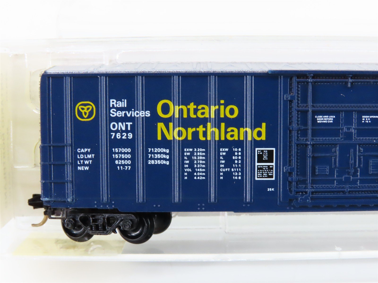 N Scale Kadee Micro-Trains MTL 27040 ONT Ontario Northland 50' Box Car #7629