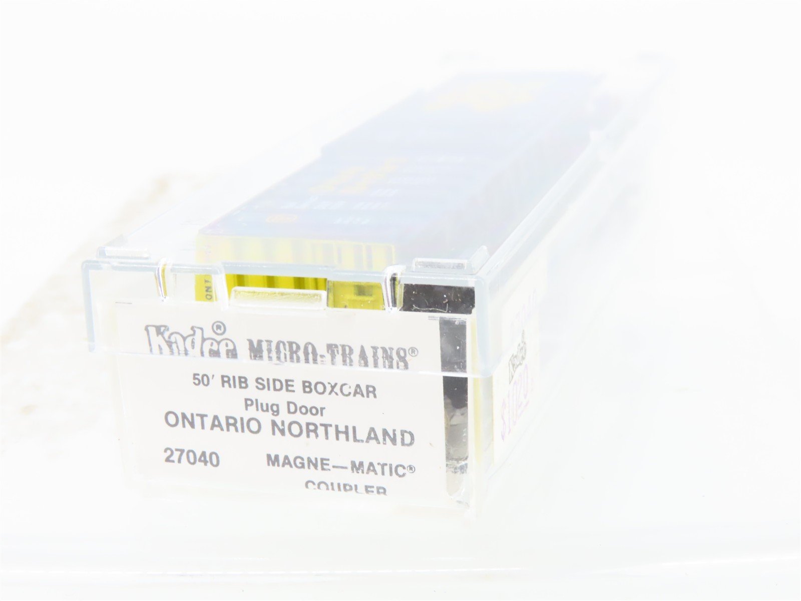 N Scale Kadee Micro-Trains MTL 27040 ONT Ontario Northland 50' Box Car #7629