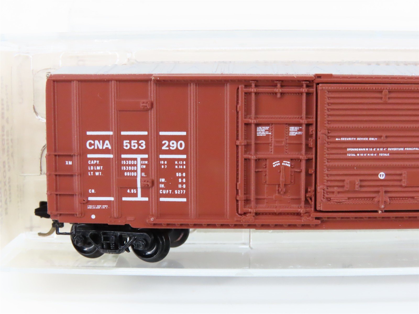 N Scale Kadee Micro-Trains MTL 26030 CNA CN Canadian National 50' Boxcar #553290