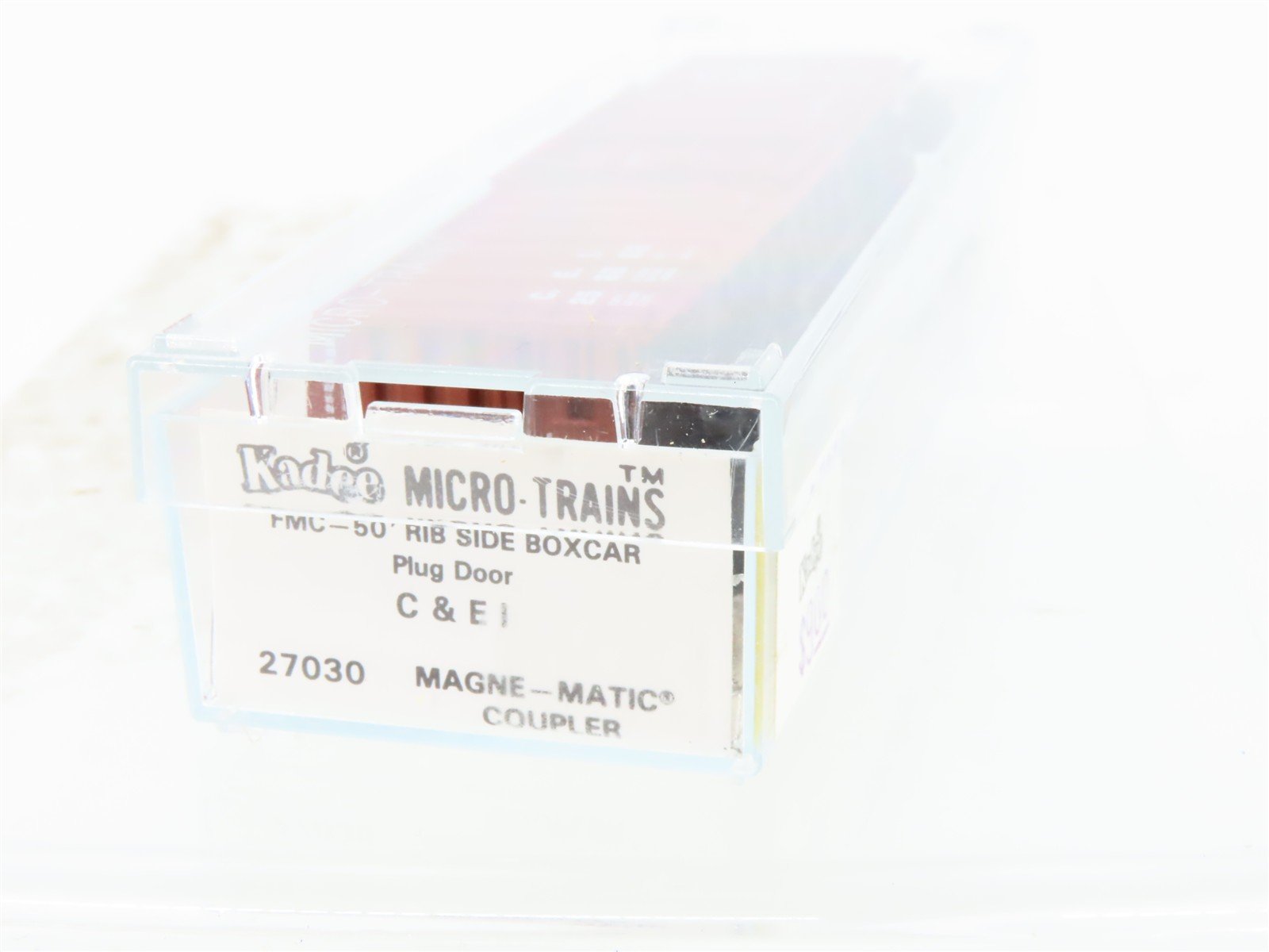 N Kadee Micro-Trains MTL 27030 C&EI Chicago & Eastern Illinois 50' Boxcar 252882