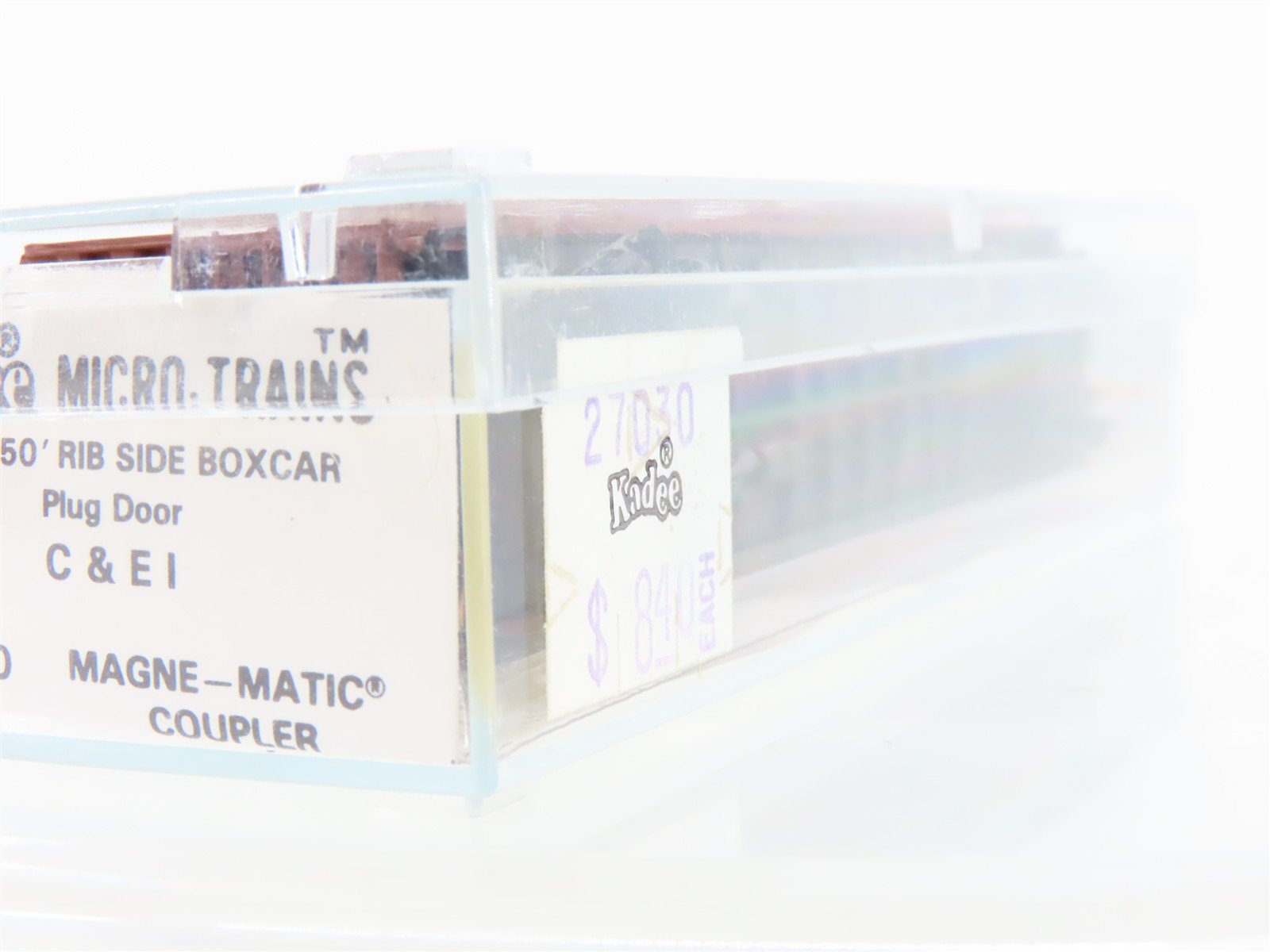 N Kadee Micro-Trains MTL 27030 C&EI Chicago & Eastern Illinois 50' Boxcar 252855