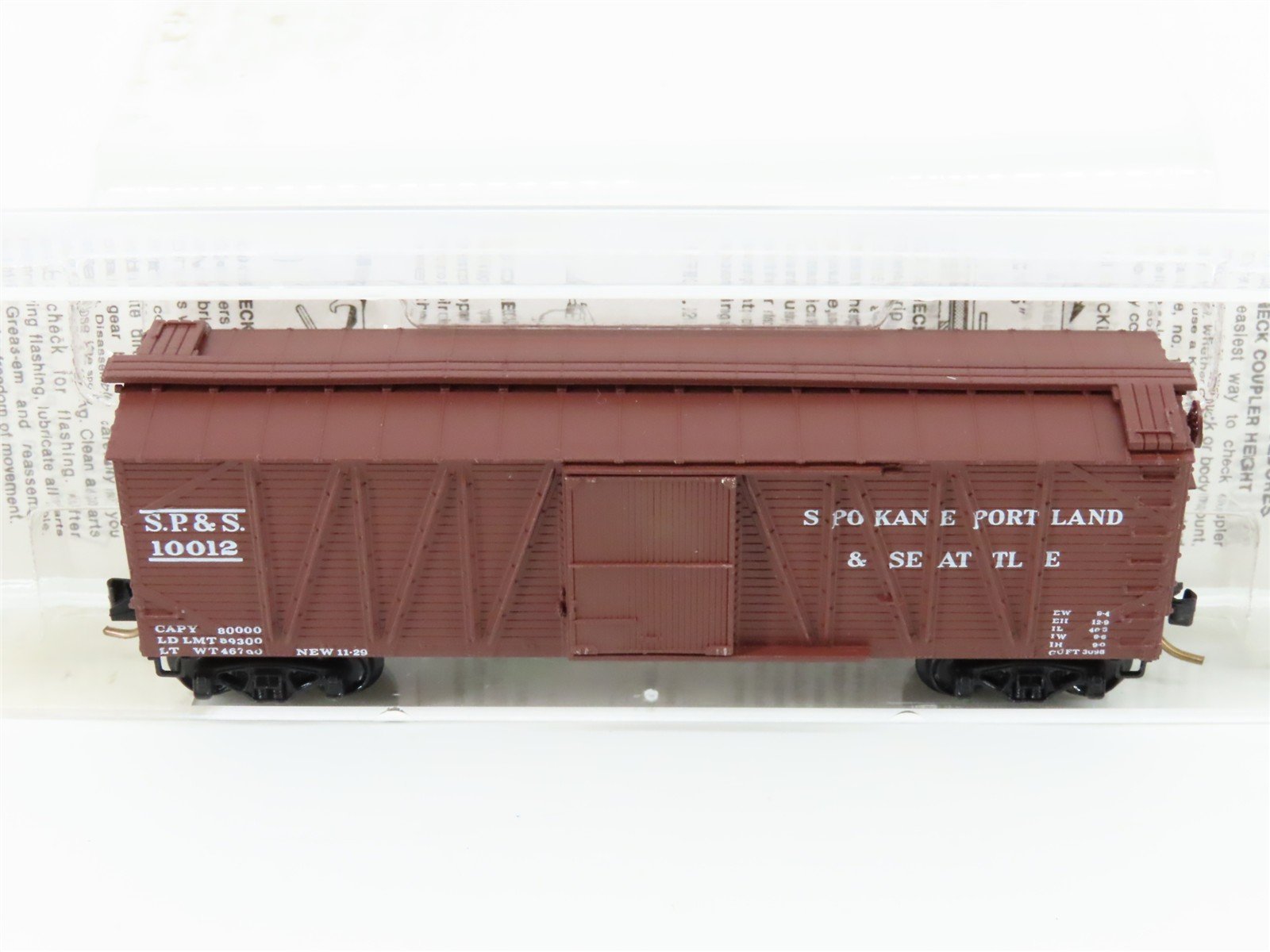 N Kadee Micro-Trains MTL 28070 SP&S Spokane Portland & Seattle 50' Boxcar #10012