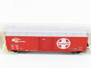 N Kadee Micro-Trains MTL 27010 ATSF Santa Fe Shock Control 50' Box Car #151951